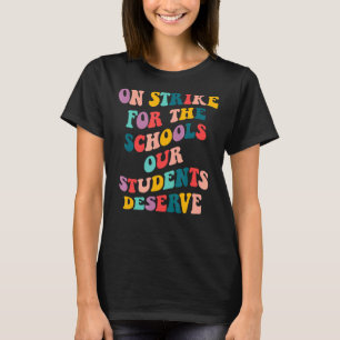 Over stake Columbus Ohio schoolleraren aantekening T-shirt