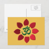 Over symbool briefkaart (Voorkant / Achterkant)