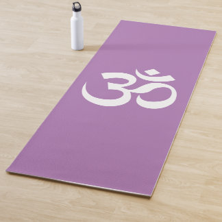 Over Symbool Ohm Yoga Spiritueel Lavendel Yogamat