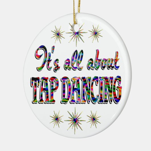 Over Tap-dansen Keramisch Ornament (Links)