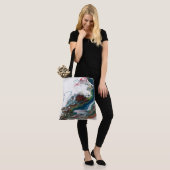 over tas 18"l x 18"w; Bandje: 28 inch l (Op model)