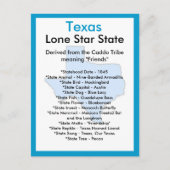 Over Texas Briefkaart (Voorkant)