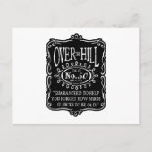 Over The Hill 50ste verjaardag Briefkaart (Voorkant)