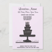 Over the Hill 50th Birthday Invitation Kaart (Achterkant)