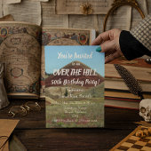 Over the Hill 50th Birthday Party Kaart