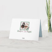 "Over the Hill" Basset Hound op de Kaart van zijn  (Achterkant)