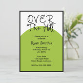 Over the Hill Birthday (Beste prijs van vandaag) Kaart (Staand voorkant)