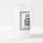 Over The Hill-Birthday Cake Matglas Bierpul (Voorkant rechts)