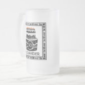 Over The Hill-Birthday Cake Matglas Bierpul (Voorkant links)