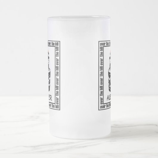 Over The Hill-Birthday Cake Matglas Bierpul (Center)