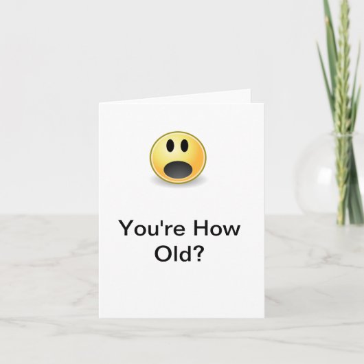 Over The Hill Birthday Card Kaart (Voorkant)