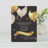 Over the Hill Birthday Invitation Kaart (Staand voorkant)