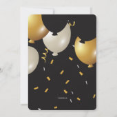 Over the Hill Birthday Invitation Kaart (Achterkant)