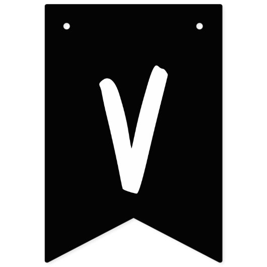 Over the Hill Black & White Vlaggetjes (Derde vlag)