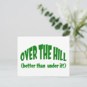 Over the Hill Briefkaart (Staand voorkant)