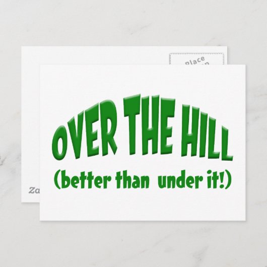 Over the Hill Briefkaart