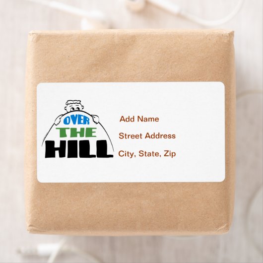 Over the Hill Etiket (Insitu)