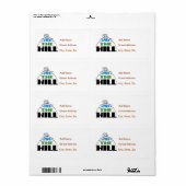 Over the Hill Etiket (Full Sheet)