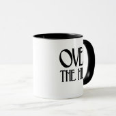 Over the Hill Funny Art Deco Birthday Mok (Voorkant rechts)