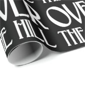 Over the Hill Funny Birthday Cadeaupapier (Rol Hoek)