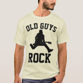 Over the Hill Funny Birthday T-Shirts voor hem (Voorkant)