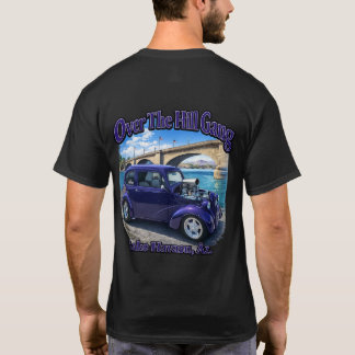 Over The Hill Gang Car Club Lake Havasu AZ Hot Rod T-shirt