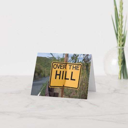 Over the Hill Kaart (Voorkant)
