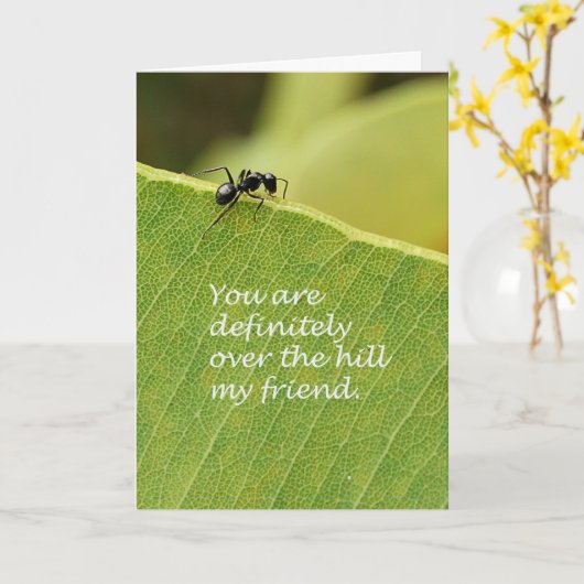 Over the Hill Kaart (Gele Bloem)