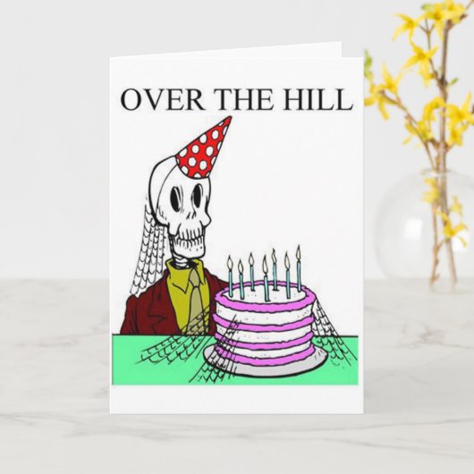 Over the Hill Kaart (Gele Bloem)