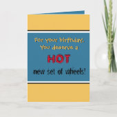 Over the Hill Laughs Birthday Card Kaart (Voorkant)