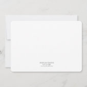 Over the Hill Licence Bord Birthday Invitations Kaart (Achterkant)