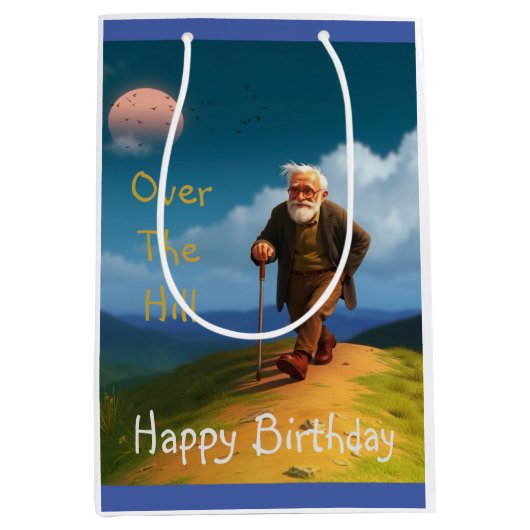 Over the Hill Medium Cadeauzakje (Voorkant)