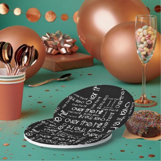 Over the Hill Papieren Bordje (Multi)