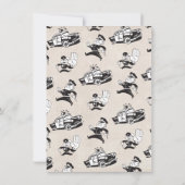 Over the Hill Police Cop Birthday Invitation Kaart (Achterkant)