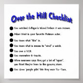 Over the Hill Poster (Voorkant)