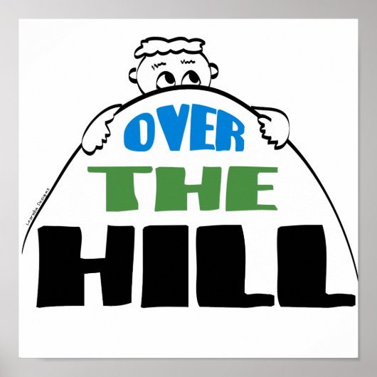 Over the Hill Poster (Voorkant)