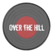 Over the Hill Rock N Roll Record Hockey Puck (Voorkant)