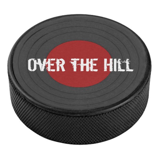 Over the Hill Rock N Roll Record Hockey Puck (3/4)