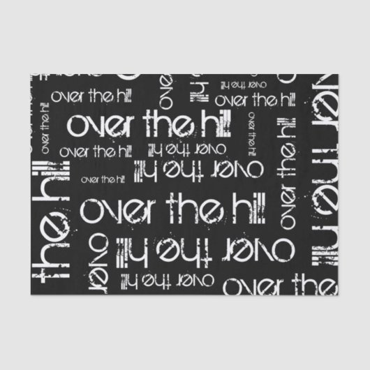 Over the Hill Tissuepapier (Voorkant)