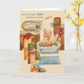 over the Hill verjaardag Kaart (Gele Bloem)