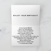 OVER THE HILL / WAT JE KUNT VERWACHTEN VERJAARDAG  KAART (Binnen)