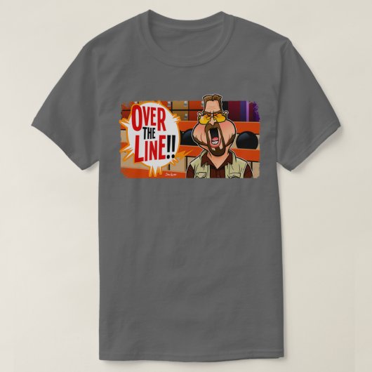 Over the Line T T-shirt (Design voorkant)