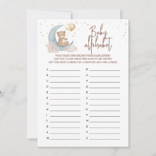 Over the Moon ABC Baby Alphabet Game Kaart