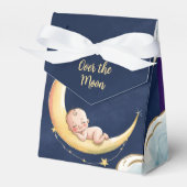 Over the Moon Baby Baby shower met hemelse thema's Bedankdoosjes (Voorkant Zijde)