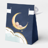 Over the Moon Baby Baby shower met hemelse thema's Bedankdoosjes (Achterkant)