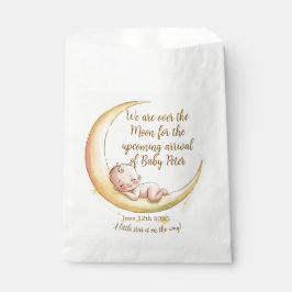 Over the Moon Baby Baby shower met hemelse thema's Bedankzakje