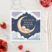 Over the Moon Baby Baby shower met hemelse thema's Servet (Insitu)
