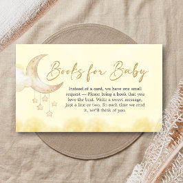 Over the Moon Baby Shower Books for Baby Informatiekaartje