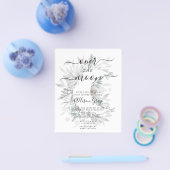 Over the Moon Baby Shower | Budget Flyer (Enkel)