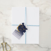 Over the Moon Baby shower Dank je Cadeaulabel (Met Touw)